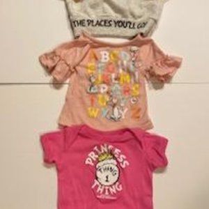 Dr Seuss 12M Sweatshirt, T-shirt and Onesie